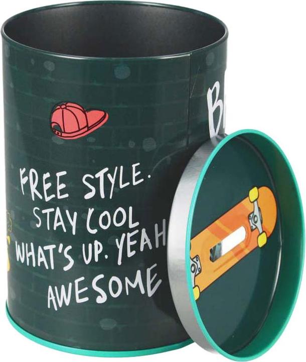 Starpak Spardose Skate Dino (12 x 8 x 8 cm)