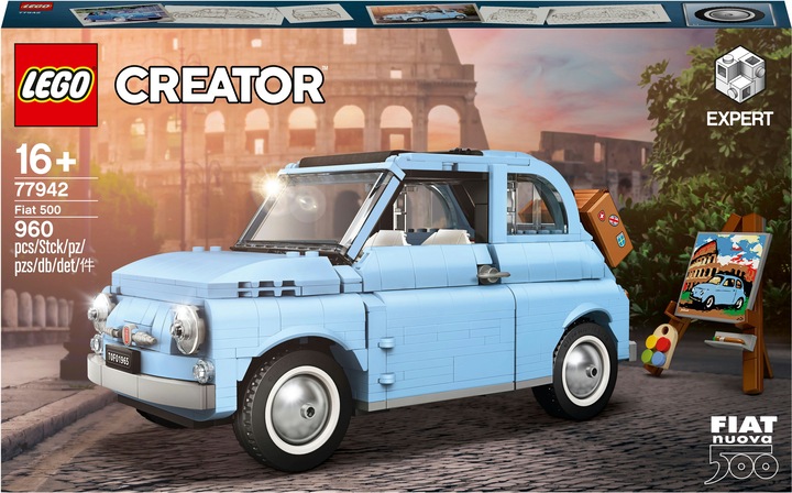 Image du produit LEGO Fiat 500 (77942, LEGO Creator Expert, LEGO difficiles à trouver)