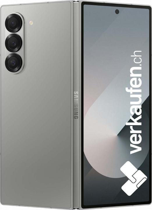 verkaufen.ch Galaxy Z Fold6 (512 GB, Silver Shadow, 299.21", 0.00 Mpx, SIM + eSIM, B / Very good)