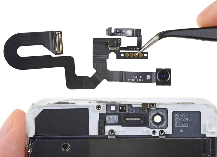 Produktbild Clappio Frontkamera Modul + Flexkabel für Apple iPhone 8 Plus, Ersatzteil für Reparatur (Apple iPhone 8 Plus)