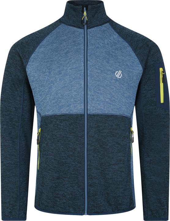 Bleu jean foncé, Vert fluo