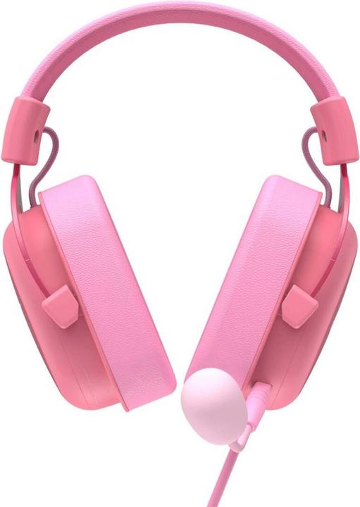 Actual product image Havit H2002D gaming headphones (pink) (Cable)