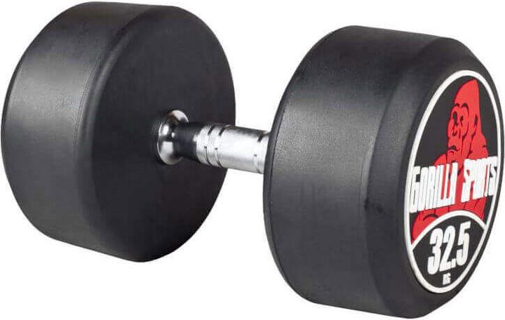 Actual product image Gorilla Sports Round dumbbells (1 x 32.5 kg)
