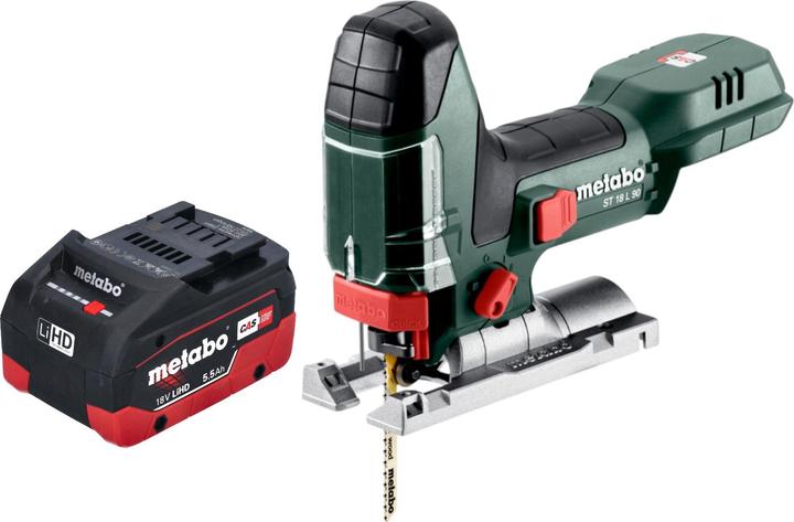 Produktbild Metabo ST 18 L 90 Akku Stichsäge 18 V 90 mm + 1x LiHD Akku 5,5 Ah - ohne Ladegerät