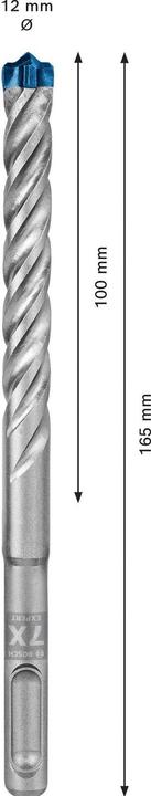Actual product image Bosch Professional Zubehör EXPERT SDS plus-7X hammer drill bit, 12 x 100 x 165 mm, 10 pcs. (12 millimetres)