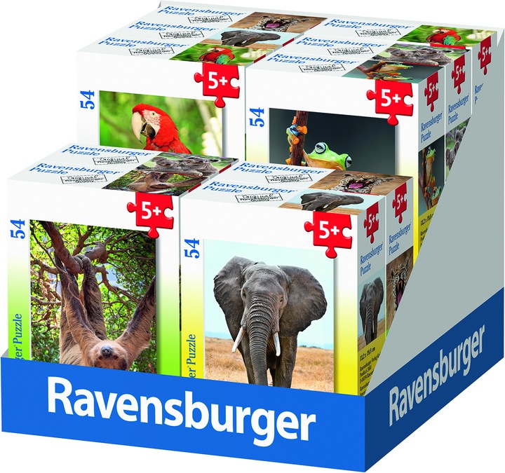 Actual product image Ravensburger VKK Exotic animals (54 pieces)