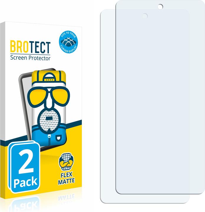 Produktbild BROTECT Full-Cover Displayschutz Matt (2 Stück)