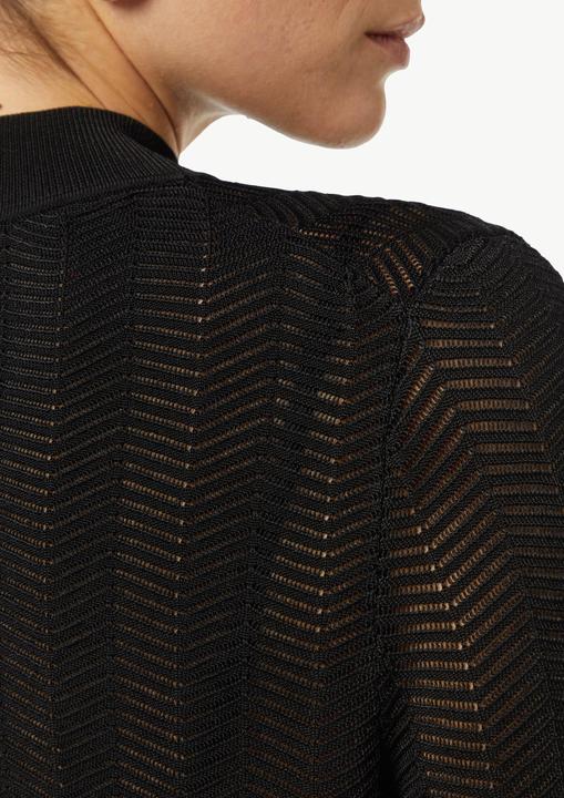 Produktbild Comma Strickpullover Strickpullover mit Fischgrätmuster und Rippbündchen (46)