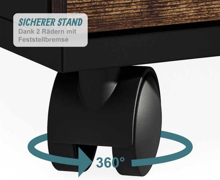 Produktbild Relaxdays Rollcontainer (40 x 40 x 69 cm)