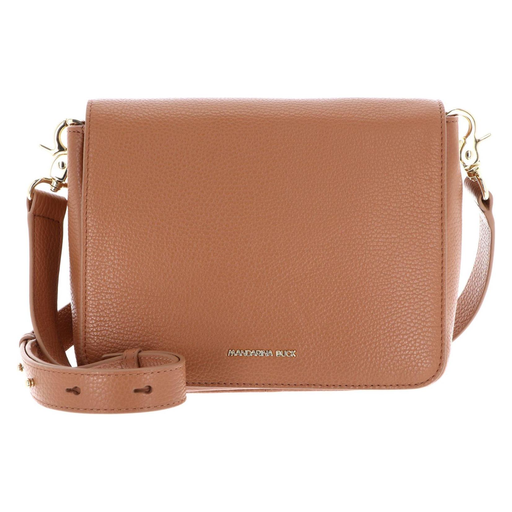 Mandarina Duck, Damen, Handtasche, Mellow Leather Hunting Bag, Braun