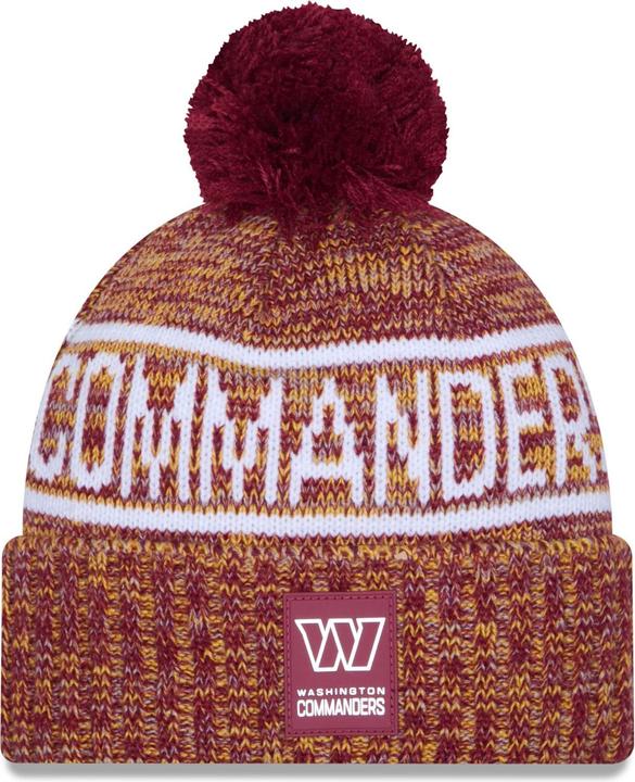 Image du produit New Era Bommel Wintermütze Sideline Washington Commanders (Taille unique)