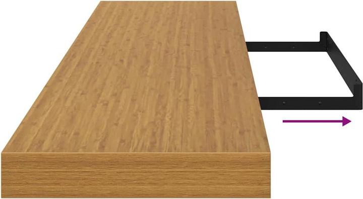 Produktbild vidaXL Wandregal (23.50 x 120 x 4 cm)