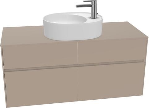 Actual product image Villeroy & Boch Collaro washbasin cabinet 1200x548x500 mm, 4 drawers, for washbasin in the midd (127 x 62 x 57 cm)