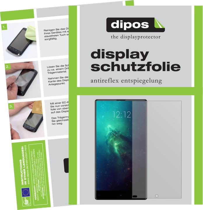 Pellicola Protettiva Dipos Antiriflesso Per VKWORLD T2 Plus: 4 Pezzi (2 Frontali + 2 Posteriori) Made In Germany