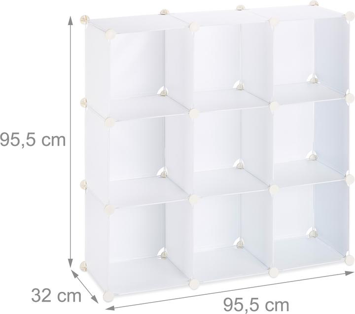 Actual product image Relaxdays Shelving System