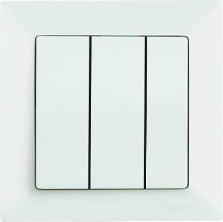 Produktbild Mutlusan Candela 3-fach Schalter Weiss
