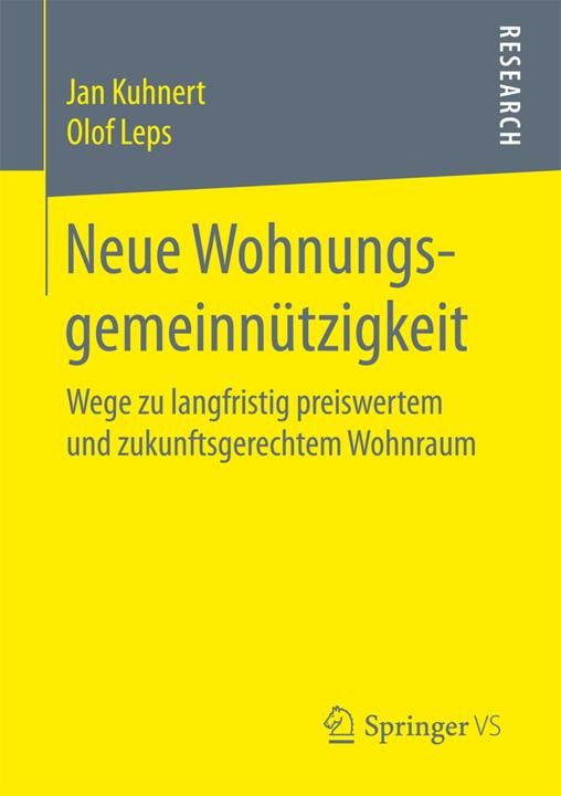 Produktbild Neue Wohnungsgemeinnützigkeit (Deutsch, Englisch, Jan Kuhnert, Olof Leps, 2017)