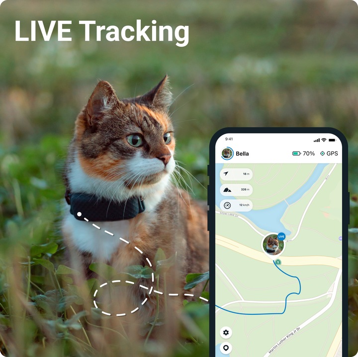 Immagine prodotto Tractive GPS 4 Localizzatore GPS per gatti (Gatto)