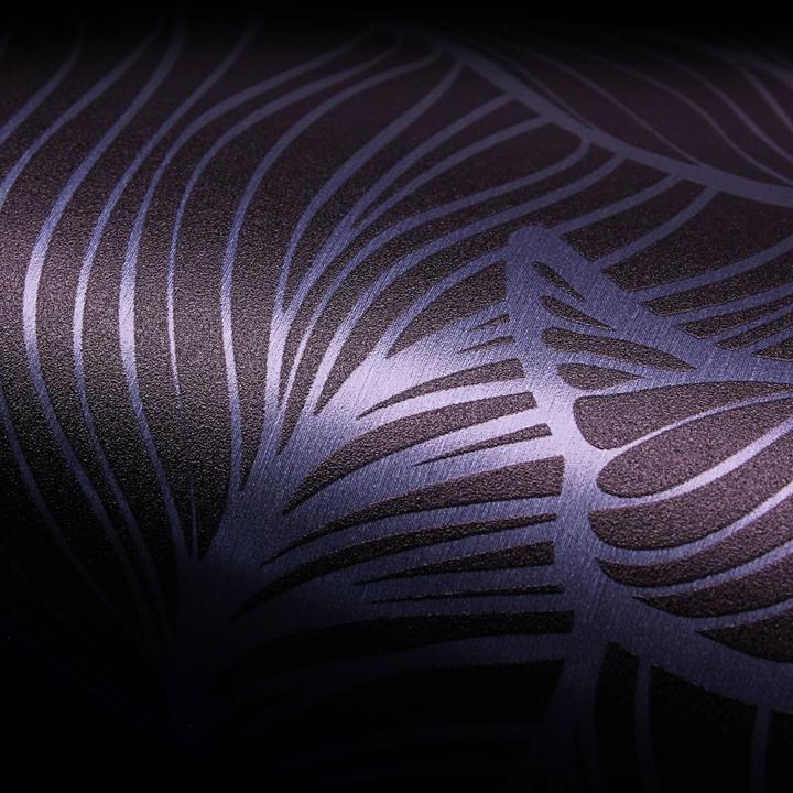 Produktbild Trenddeko Metallicfolie Luxury Metallics baana leaves aluminium negative - selbstklebend (45 x 150 cm)