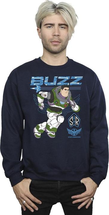 Actual product image Disney Mens Lightyear Buzz Run To Action Sweatshirt (XXL)