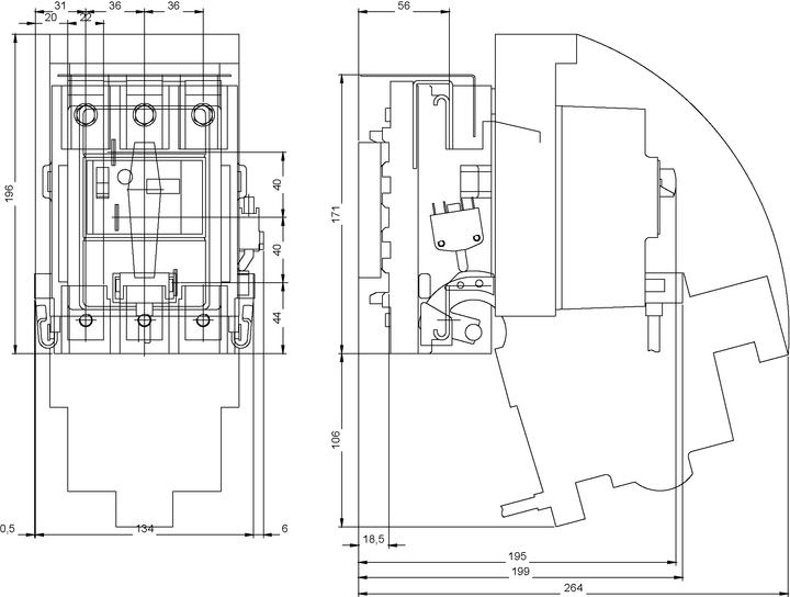 Actual product image Siemens Fuse switch disconnector.