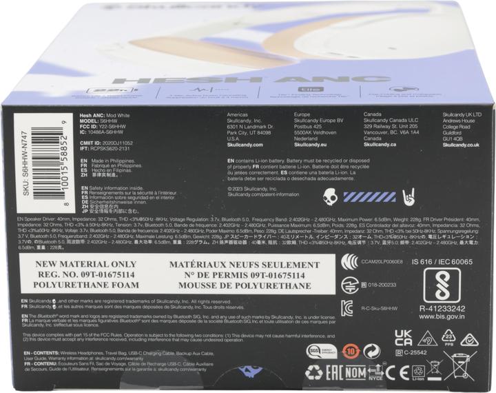 Produktbild Skullcandy Hesh (ANC, 22 h, Kabelgebunden, Kabellos)