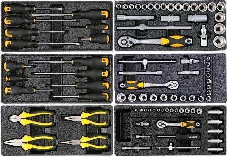 Produktbild Vorel Toya WORKSHOP CABINET 6-Drawer + 177pcs. TOOLS 58540 (90.10 cm, 45.80 cm)