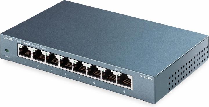 Actual product image TP-Link Tl-Sg108 (8 ports)