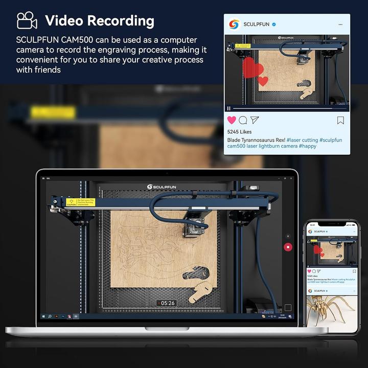 Image du produit Sculpfun CAM500 Kamera für Lasergravierer