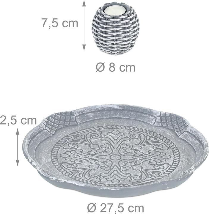 Produktbild Relaxdays Kerzendeko