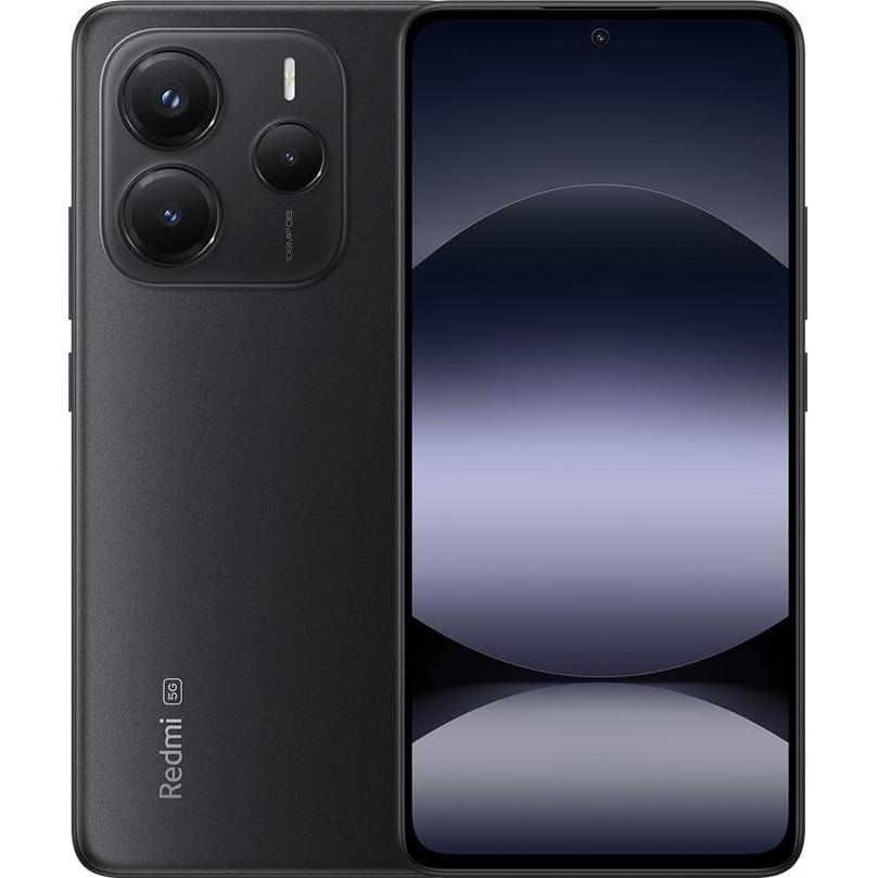 Xiaomi Redmi Note 14 5G (256 GB, Midnight Black, 6.67", Hybrid Dual SIM, 108 Mpx, 5G), Smartphone, Schwarz