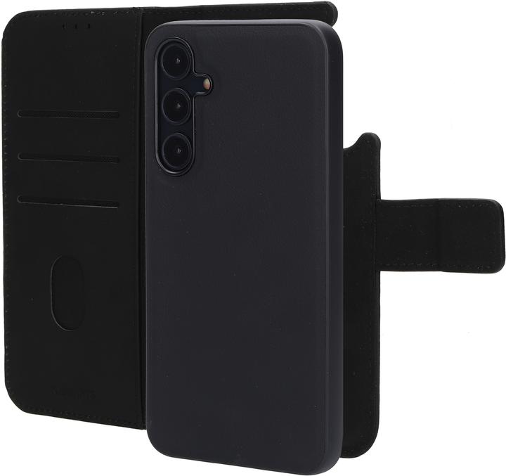 Actual product image Mobiparts Leather 2 in 1 Wallet Case Samsung Galaxy A55 (2024) Black (Samsung Galaxy A55)