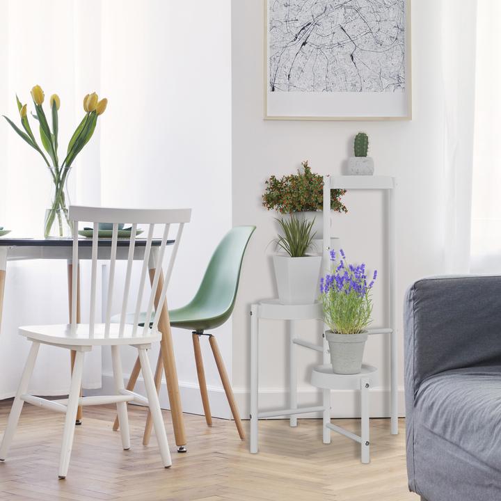 Actual product image Relaxdays Pflanzenständer Metall & Kunststoff