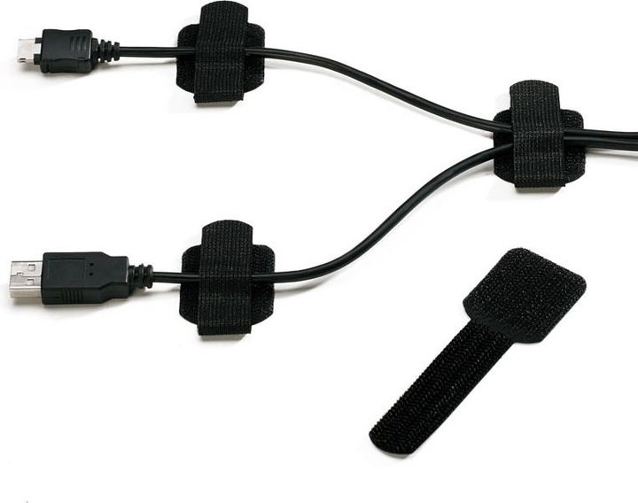 Image du produit Label-the-cable Porte-câble à velcro (Serre-câbles velcro, 90 mm, 50 pcs)