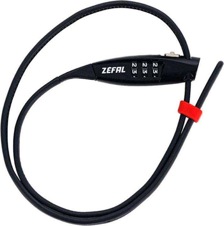 Zefal Kabelschloss ZIP-TIE XL Code Stahl Vinylüberzug schwarz Länge: 700mm (70 cm)