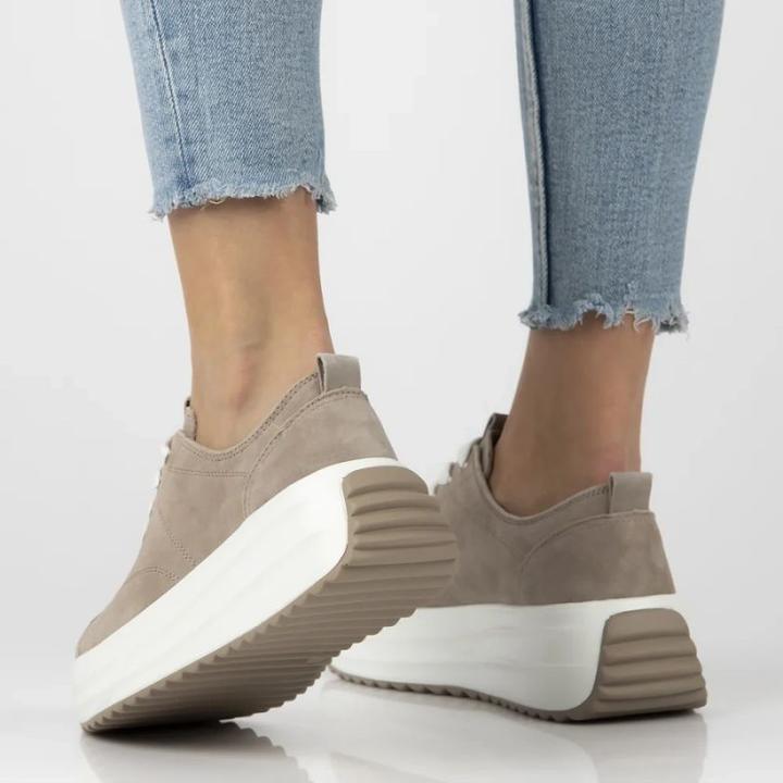 Image du produit Filippo Beige women's leather platform shoes DP6795 (39)