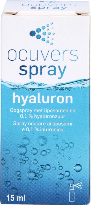 Image du produit Innomedis ocuvers Spray Hyaluron liposomal pour les yeux, solution de 15 ml (15 ml, ocuvers Spray Hyaluron Spray liposomal pour les yeux 15 ml)