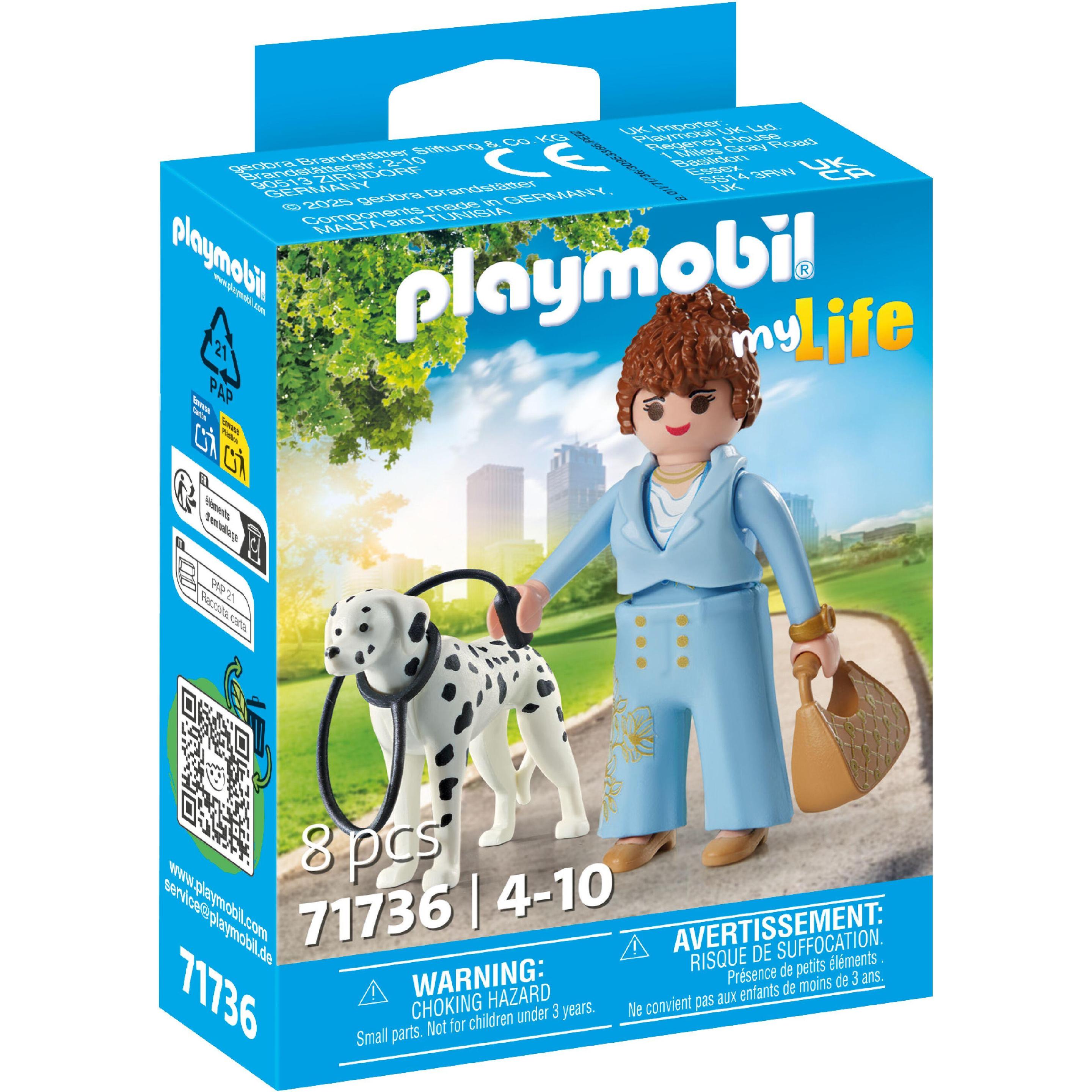 Playmobil 71736 Managerin mit Dalmatiner (71736, Playmobil My Life)