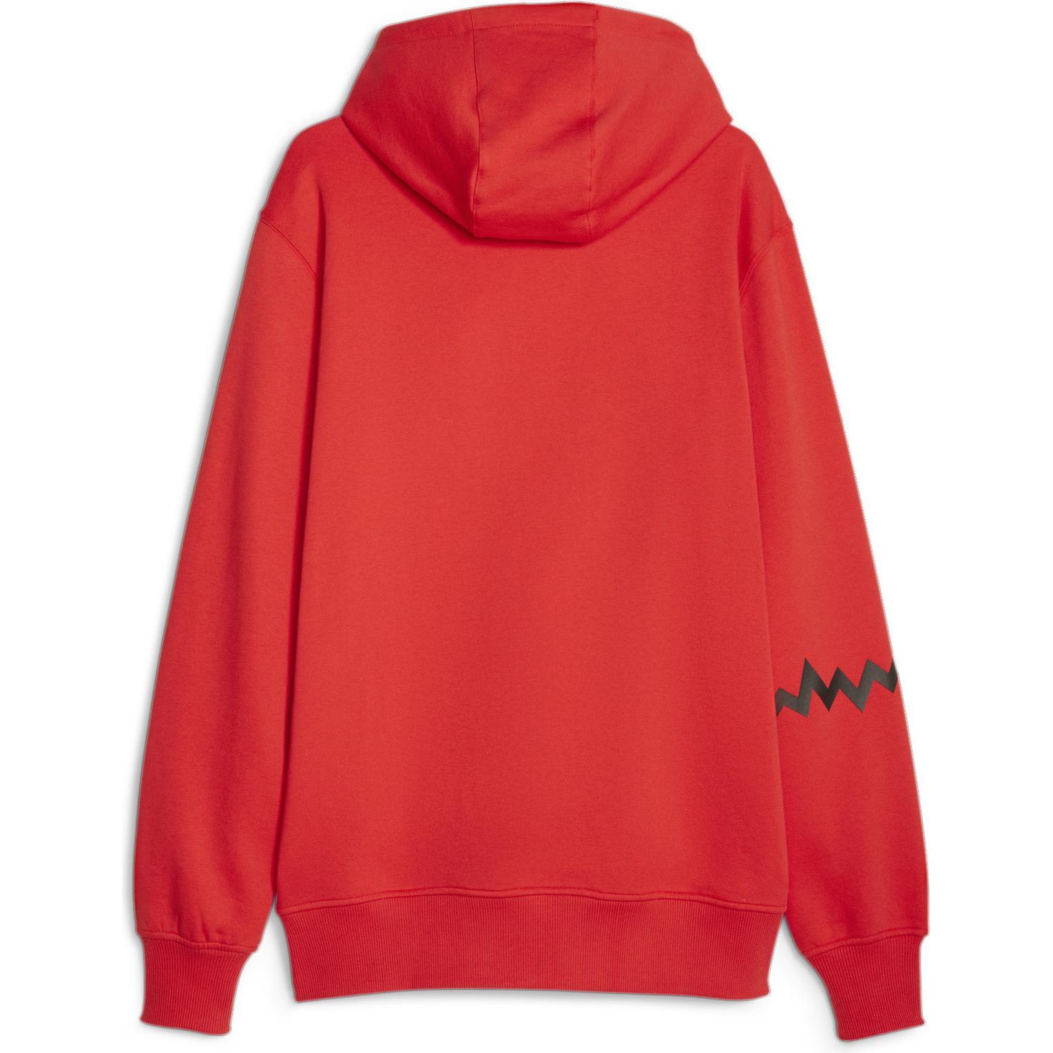 Thumbnail - Puma, Herren, Pullover, Hoops Team Hoodie, Rot, (4XL)