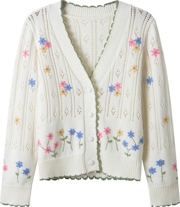 Produktbild Joe Browns Scalloped Edge Pointelle Knit Cardigan (46)