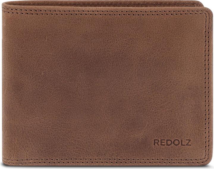 Image du produit Redolz Leather Essentials Portefeuille en cuir avec protection RFID 12 cm