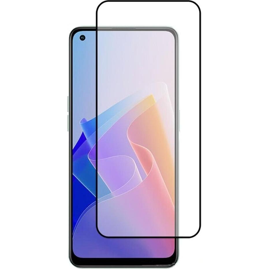 Screenguard Oppo Reno8 Lite 5G Full Screen Panzerglas Schutzfolie 2.5D 9H (1 Stück, Oppo Reno 8 Lite 5G), Smartphone Sch...