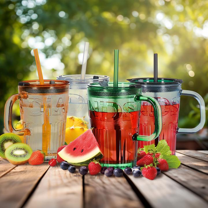 Produktbild Relaxdays 4x Trinkgläser (0.45 l, 4 x)