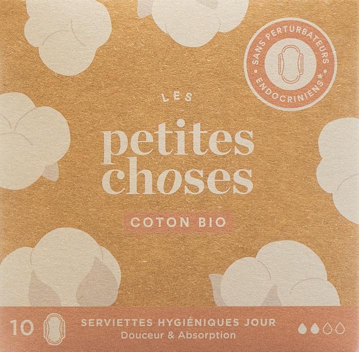 Immagine prodotto Les Petites Choses tovaglioli igienici jour coton bio (10 x)