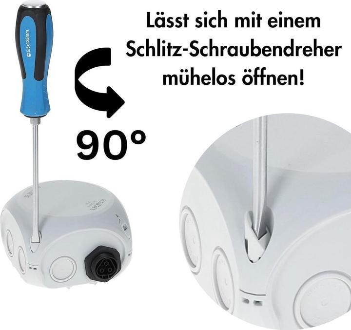 Image du produit Kalitec Montage de la boîte de jonction pour la centrale électrique du balcon avec l'accouplement Wieland (Fiche solaire)