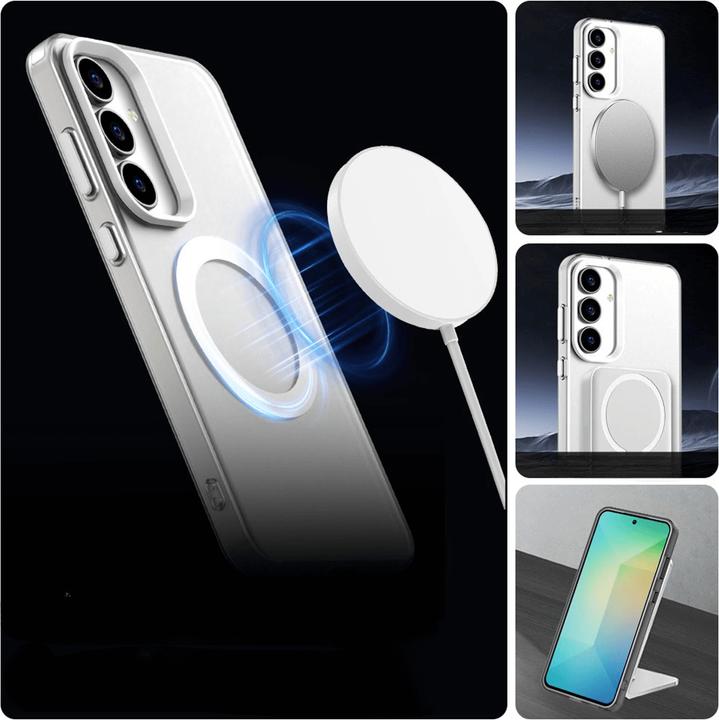 Immagine prodotto Cover-Discount Galaxy S25 FE - Acryl-Handyhülle mit Magnet und Farbakzent (Samsung Galaxy S25 FE)