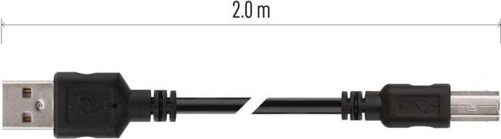 Immagine prodotto Emos Cavo USB 2.0 spina A - spina B 2m (2 m, USB 2.0)