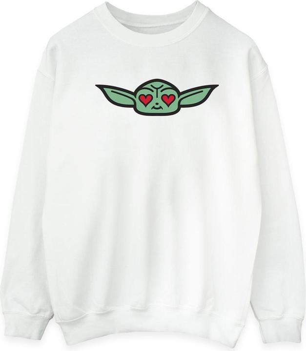 Produktbild Star Wars The Mandalorian Grogu Heart Eyes Sweatshirt (S)
