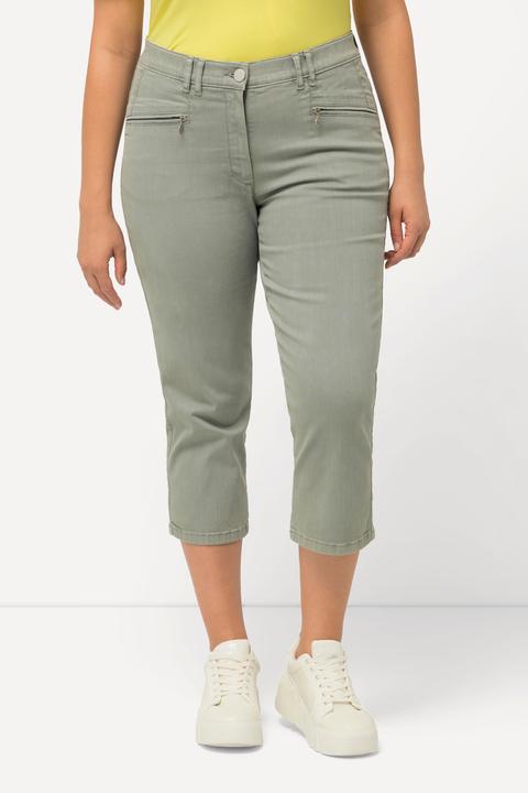 Produktbild Ulla Popken 7/8-Stretchhose Mony, Zipptaschen, Stretchkomfort (44)