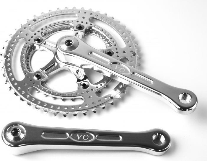 Velo Orange Grand Cru Drillium 110 Fluted Double crank (170mm) (170 mm)